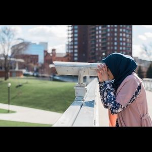 Blue scarf/shawl/hijab